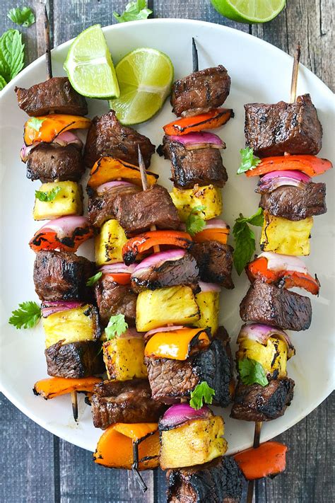 How much fat is in teriyaki steak kabob - calories, carbs, nutrition