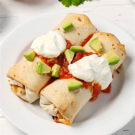 How much fat is in thab chimichanga rice & bean - calories, carbs, nutrition