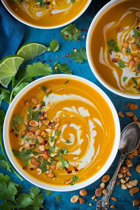 How much fat is in thai butternut squash soup - calories, carbs, nutrition