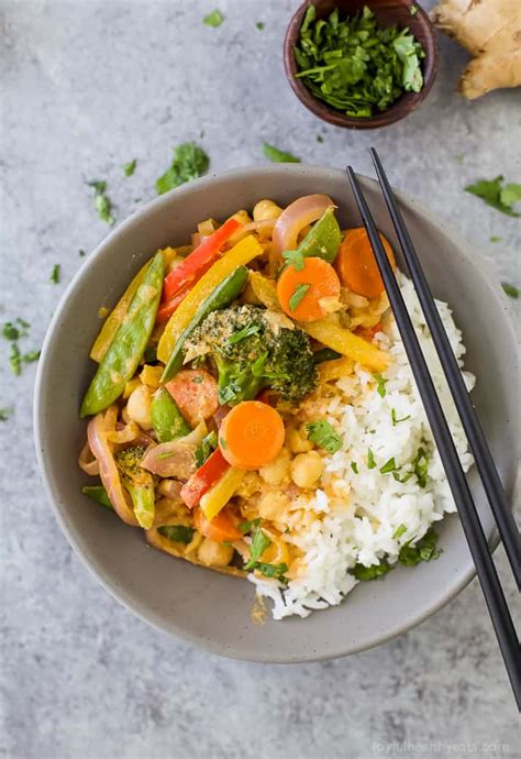 How much fat is in thai curry vegetable - calories, carbs, nutrition
