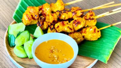 How much fat is in thai sate chicken breast - calories, carbs, nutrition