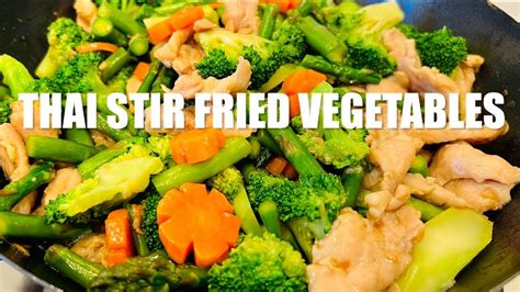 How much fat is in thai spice - thai stir fried vegetables - calories, carbs, nutrition