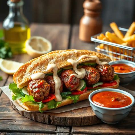 How much fat is in the mediterranean meatball sandwich (84588.1) - calories, carbs, nutrition