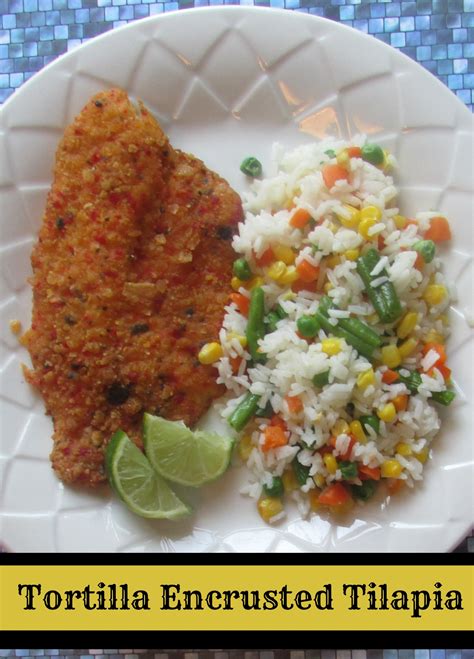 How much fat is in tilapia, tortilla encrusted - calories, carbs, nutrition