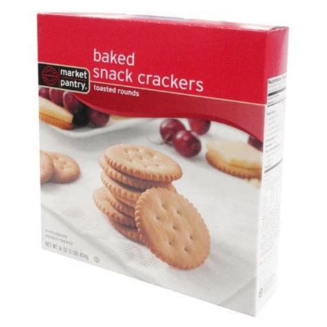 How much fat is in toasted round baked crackers - calories, carbs, nutrition