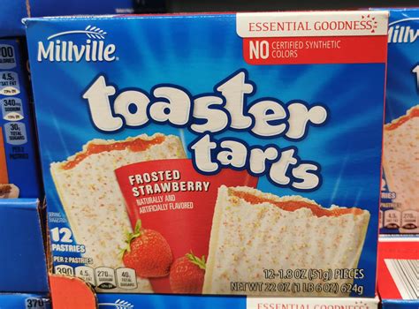 How much fat is in toaster tarts - calories, carbs, nutrition