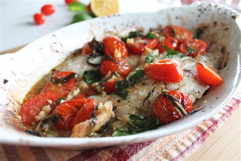 How much fat is in tomato basil baked flounder - calories, carbs, nutrition