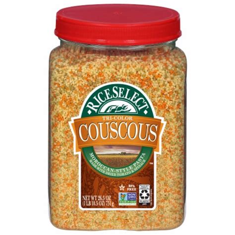 How much fat is in tri-color couscous - calories, carbs, nutrition