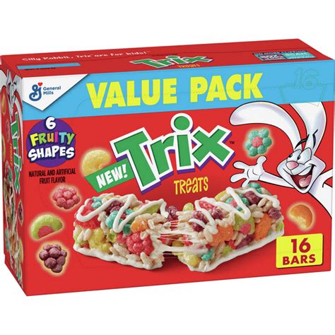 How much fat is in trix cereal bars - calories, carbs, nutrition