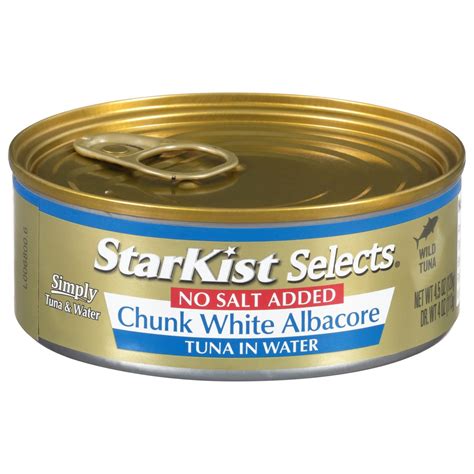 How much fat is in tuna, low sodium - calories, carbs, nutrition