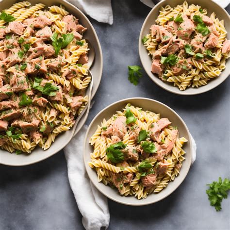 How much fat is in tuna and pasta - calories, carbs, nutrition