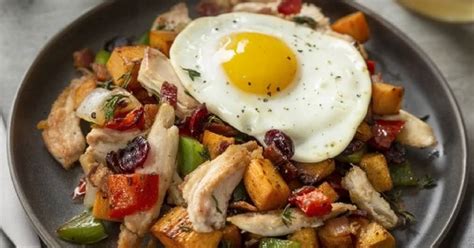 How much fat is in turkey, sweet potato hash & corn relish - calories, carbs, nutrition