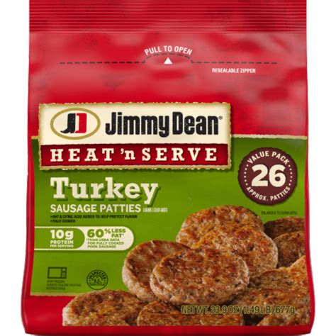 How much fat is in turkey breakfast sausage hot - calories, carbs, nutrition
