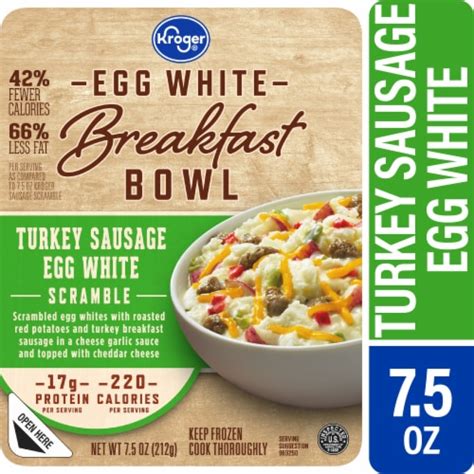 How much fat is in turkey sausage, egg white & cheese muffin - calories, carbs, nutrition