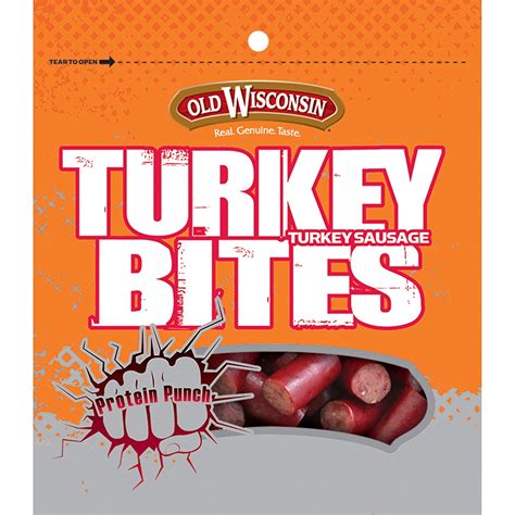 How much fat is in turkey sausage snack bites - calories, carbs, nutrition