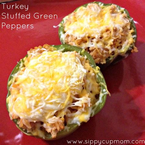 How much fat is in turkey stuffed green pepper - calories, carbs, nutrition