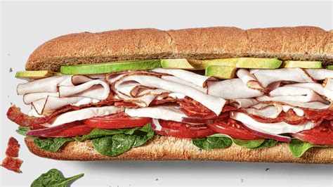 How much fat is in turkey sub by the inch - calories, carbs, nutrition