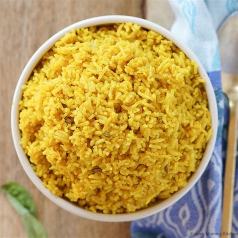 How much fat is in turmeric rice - calories, carbs, nutrition