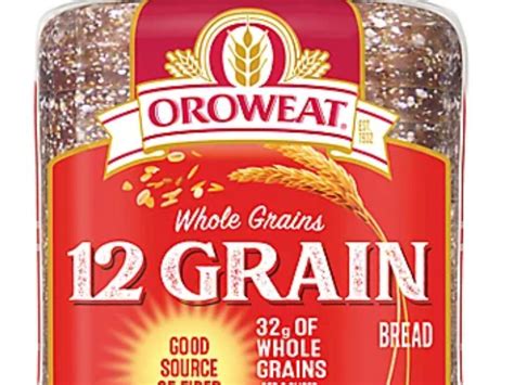 How much fat is in twelve grain bread - calories, carbs, nutrition