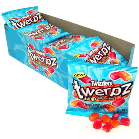 How much fat is in twizzlers twerpz candy - calories, carbs, nutrition