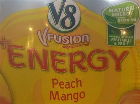 How much fat is in v fusion - calories, carbs, nutrition
