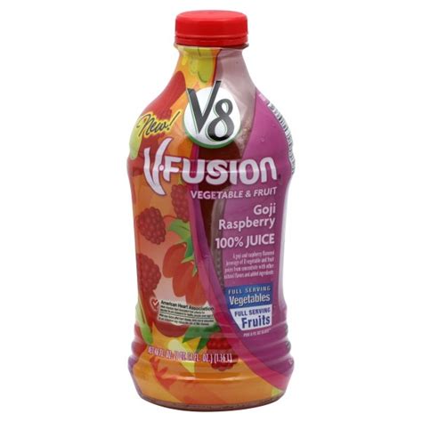 How much fat is in v-fusion berry - calories, carbs, nutrition