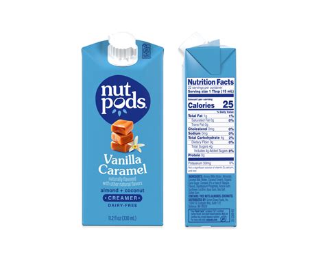 How much fat is in vanilla caramel creamer - calories, carbs, nutrition