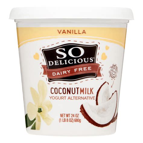 How much fat is in vanilla coconut milk yogurt - calories, carbs, nutrition