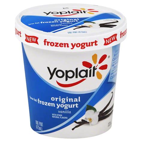 How much fat is in vanilla frozen yogurt - calories, carbs, nutrition