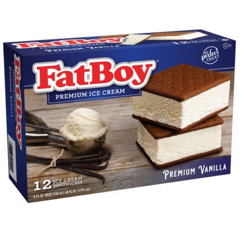 How much fat is in vanilla ice cream sandwich - calories, carbs, nutrition