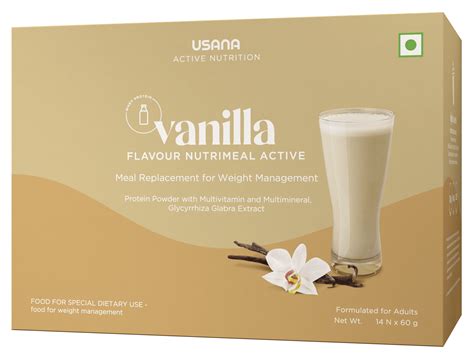 How much fat is in vanilla nutrimeal - calories, carbs, nutrition