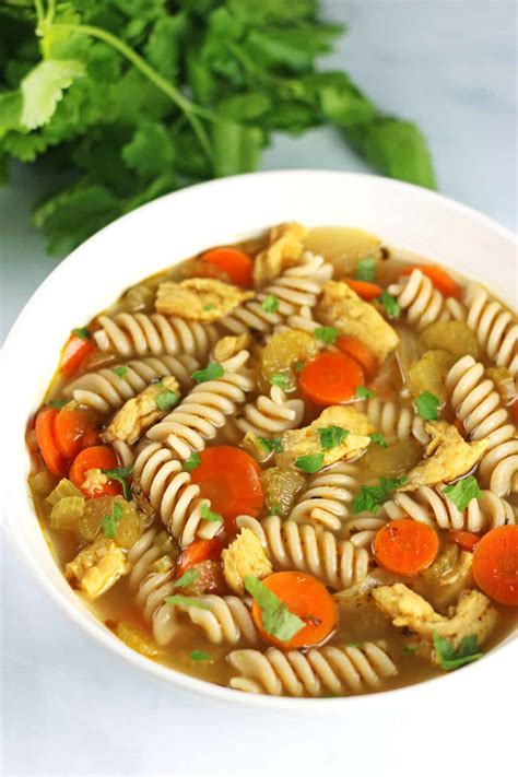 How much fat is in vegan chicken noodle bowl - calories, carbs, nutrition