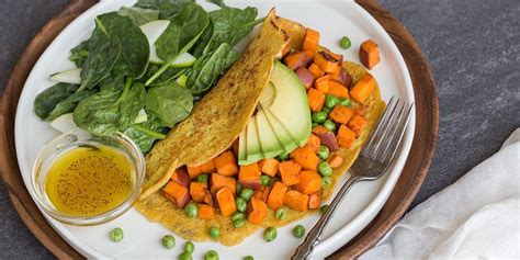 How much fat is in vegetable crepes bar - calories, carbs, nutrition