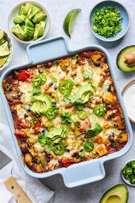 How much fat is in vegetable enchilada - calories, carbs, nutrition