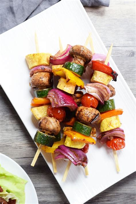 How much fat is in vegetable kabob with tofu - calories, carbs, nutrition