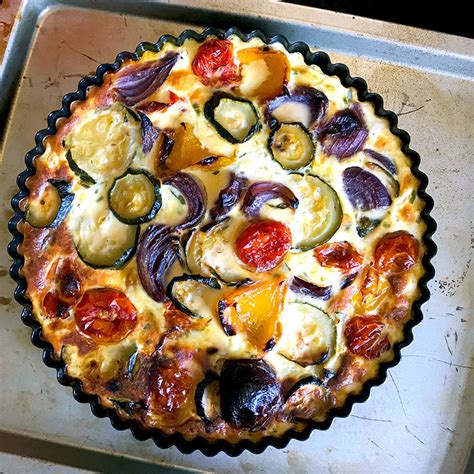 How much fat is in vegetable quiche - calories, carbs, nutrition