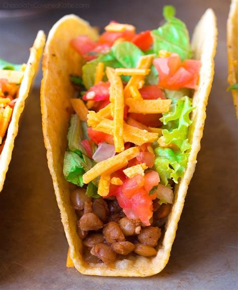 How much fat is in vegetable taco filling - calories, carbs, nutrition