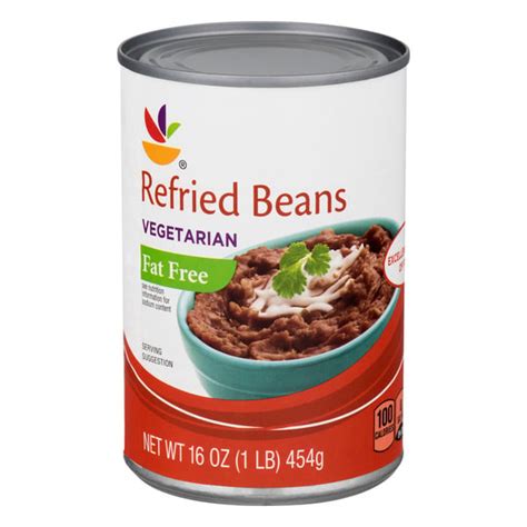 How much fat is in vegetarian refried beans (34752.0) - calories, carbs, nutrition