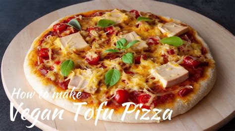 How much fat is in vegetarian tofu pizza - calories, carbs, nutrition