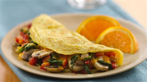 How much fat is in veggie omelette - calories, carbs, nutrition