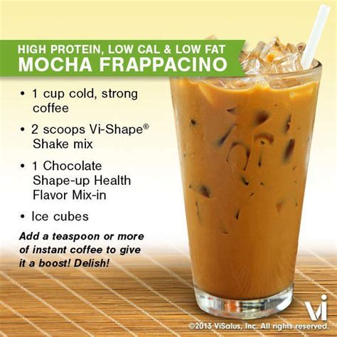 How much fat is in vi-shape smoothie - calories, carbs, nutrition