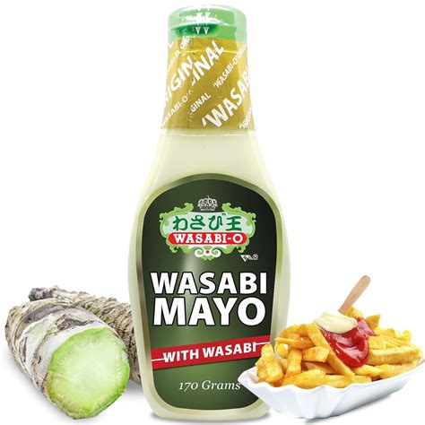 How much fat is in wasabi mayonnaise - calories, carbs, nutrition