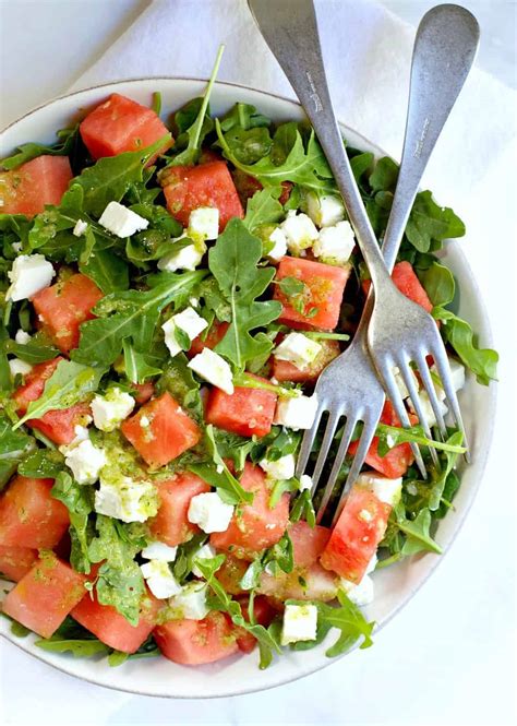 How much fat is in watermelon bliss salad - calories, carbs, nutrition