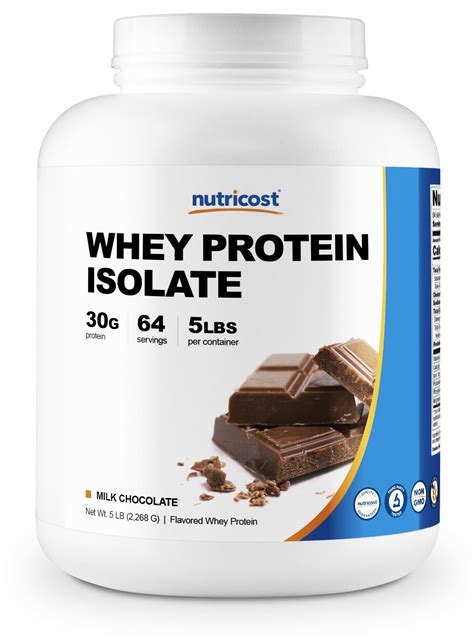 How much fat is in whey protein isolate - chocolate - calories, carbs, nutrition