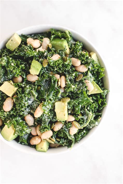 How much fat is in white bean and kale salad (35089.0) - calories, carbs, nutrition