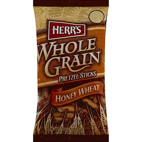 How much fat is in whole grain pretzel sticks - calories, carbs, nutrition
