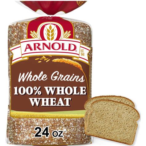 How much fat is in whole grains 100% whole wheat bread - calories, carbs, nutrition