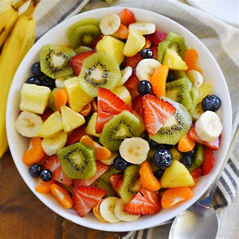 How much fat is in whole+sum - fresh fruit salad - calories, carbs, nutrition