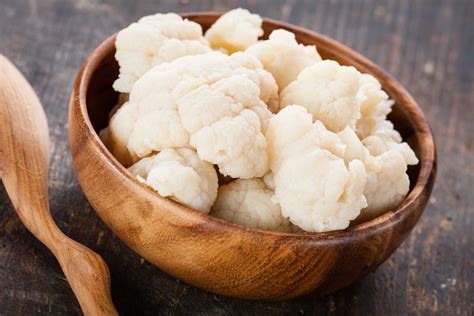 How much fat is in whole+sum - steamed cauliflower - calories, carbs, nutrition