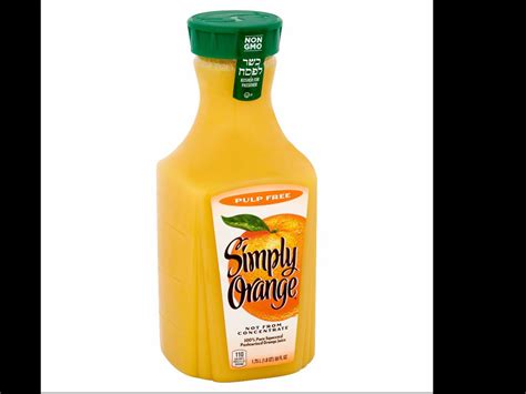 How much fat is in whole+sum orange juice - calories, carbs, nutrition